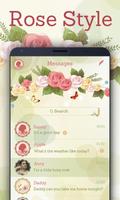 GO SMS PRO ROSE STYLE THEME gönderen