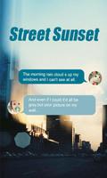 GO SMS STREET SUNSET THEME poster