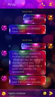 GO SMS SHINING LIGHT THEME imagem de tela 1