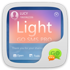 GO SMS Pro Light Theme EX Zeichen