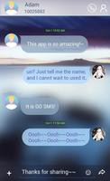GO SMS PRO LITHE THEME imagem de tela 1