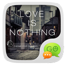 GO SMS LOVE IS NOTHING THEME APK