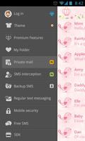 GO SMS Pro Love Petal Theme EX скриншот 2