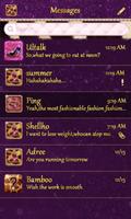 GO SMS LUXURIOUS THEME imagem de tela 2