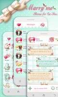 GO SMS PRO MARRY ME THEME Cartaz