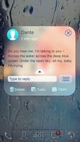 GO SMS PRO GLASS II THEME تصوير الشاشة 3