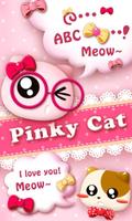 GO SMS PRO PINKYCAT THEME পোস্টার