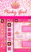 GO SMS PINKY GIRL THEME Cartaz