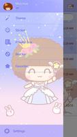 GO SMS PRINCESS MOCMOC THEME screenshot 3