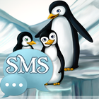 طيور البطريق موضوع GO SMS برو أيقونة