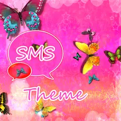 Скачать Nice Pink Theme GO SMS Pro APK