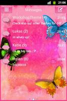 멋진 핑크 테마 GO SMS Pro 포스터