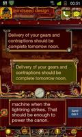 Steampunk GO SMS Theme Affiche