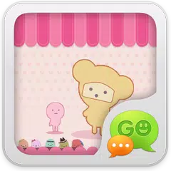 Скачать GO SMS Pro Pink Sweet theme APK