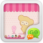 GO SMS Pro Pink Sweet theme icône
