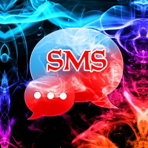 色の煙のテーマGO SMS Pro