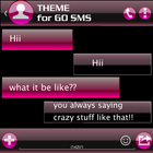 THEME FOR GO SMS AERO PINK icon