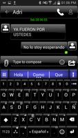 THEME FOR GO SMS BLACK GLASS syot layar 2
