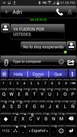 THEME FOR GO SMS BLACK GLASS اسکرین شاٹ 2