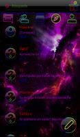 THEME GO SMS DARK SPACE COLORS screenshot 2