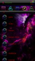 THEME GO SMS DARK SPACE COLORS screenshot 3