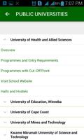 Ghana Universities screenshot 1