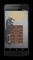 Fanquiz für Game of Thrones Plakat
