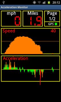 Acceleration Monitor poster