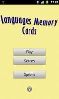 Languages Memory Cards Affiche