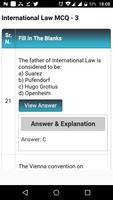 International Law MCQ screenshot 1