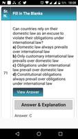 International Law MCQ screenshot 2