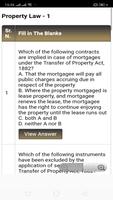 Property Law MCQ imagem de tela 1