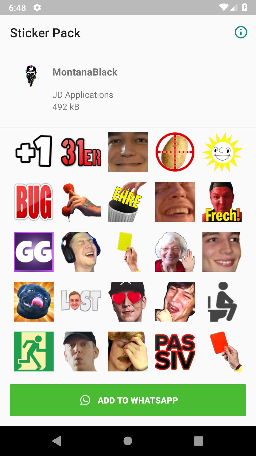 Lustige Whatsapp Sticker