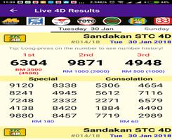 4D Result 2018 poster