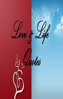 Love & Life Quotes Affiche