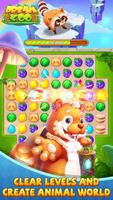 Dream Zoo: Match 3 & Animals الملصق