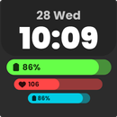 Simple Bar Watch Face APK