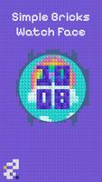 Simple Bricks Watch Face اسکرین شاٹ 2