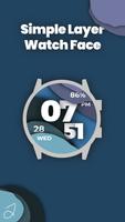 Simple Layer Watch Face الملصق