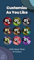 Simple Layer Watch Face تصوير الشاشة 2