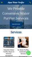 Aqua Water Purifier Affiche
