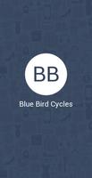 Blue Bird Cycles Affiche