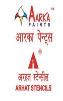 AARKA PAINTS & ARHAT STENCILS Cartaz