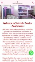 Vatchala Service Apartments & capture d'écran 1