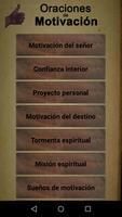 Oraciones de motivación Poster