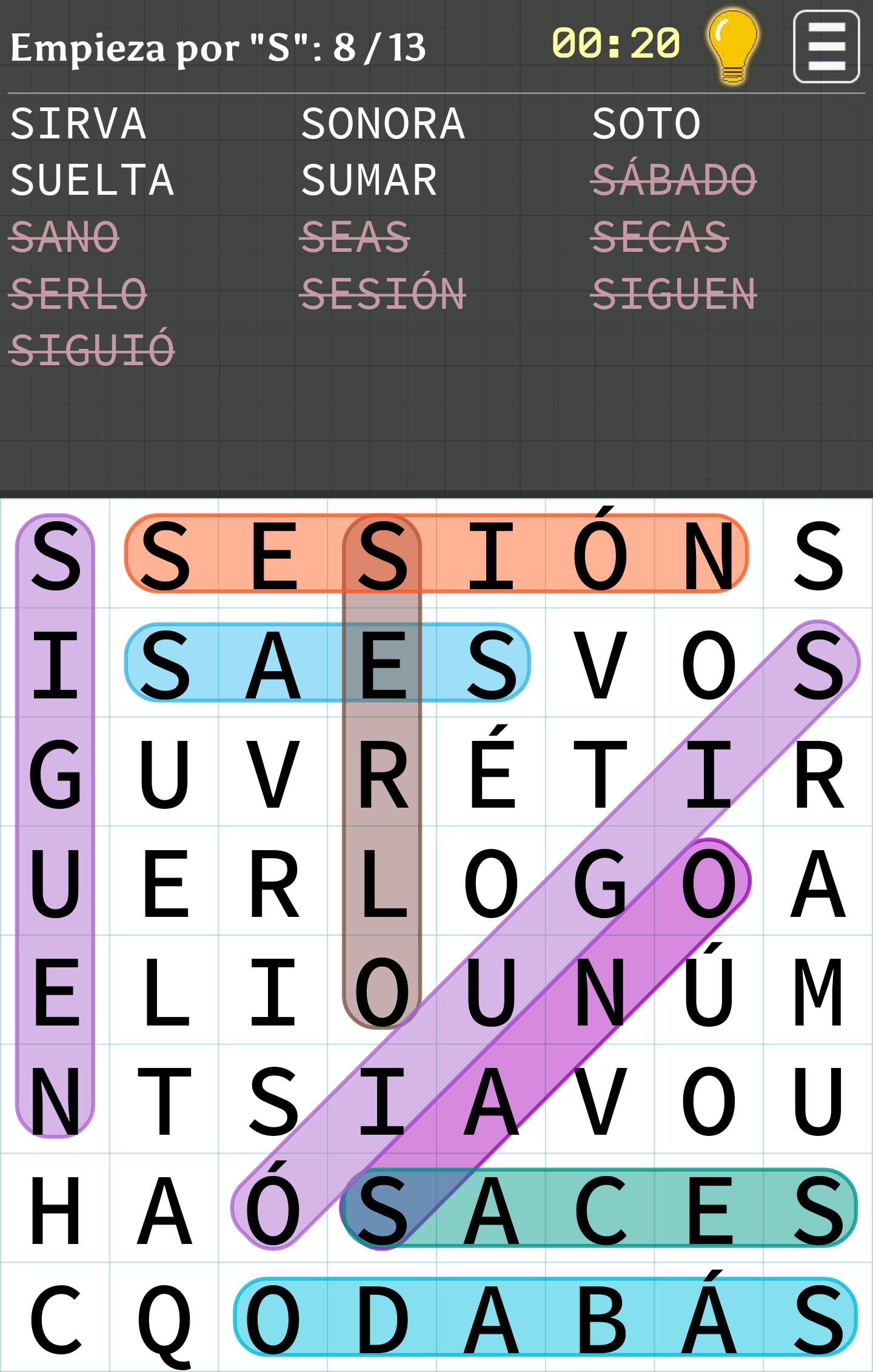 Descarga de APK de Sopa de letras en español para Android Descarga de APK de Sopa de letras en español para Android