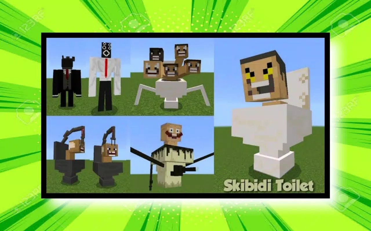 Skibidi toilet G-Man Minecraft Skin