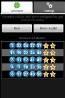 Universal Lotto Generator Plus 截图 1
