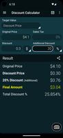 Discount Calculator โปสเตอร์