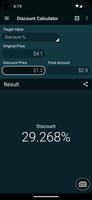 Discount Calculator ภาพหน้าจอ 1